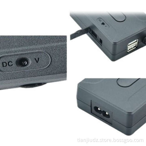 Manual 90W Universal Charger with Double 5V, 1A USB Port